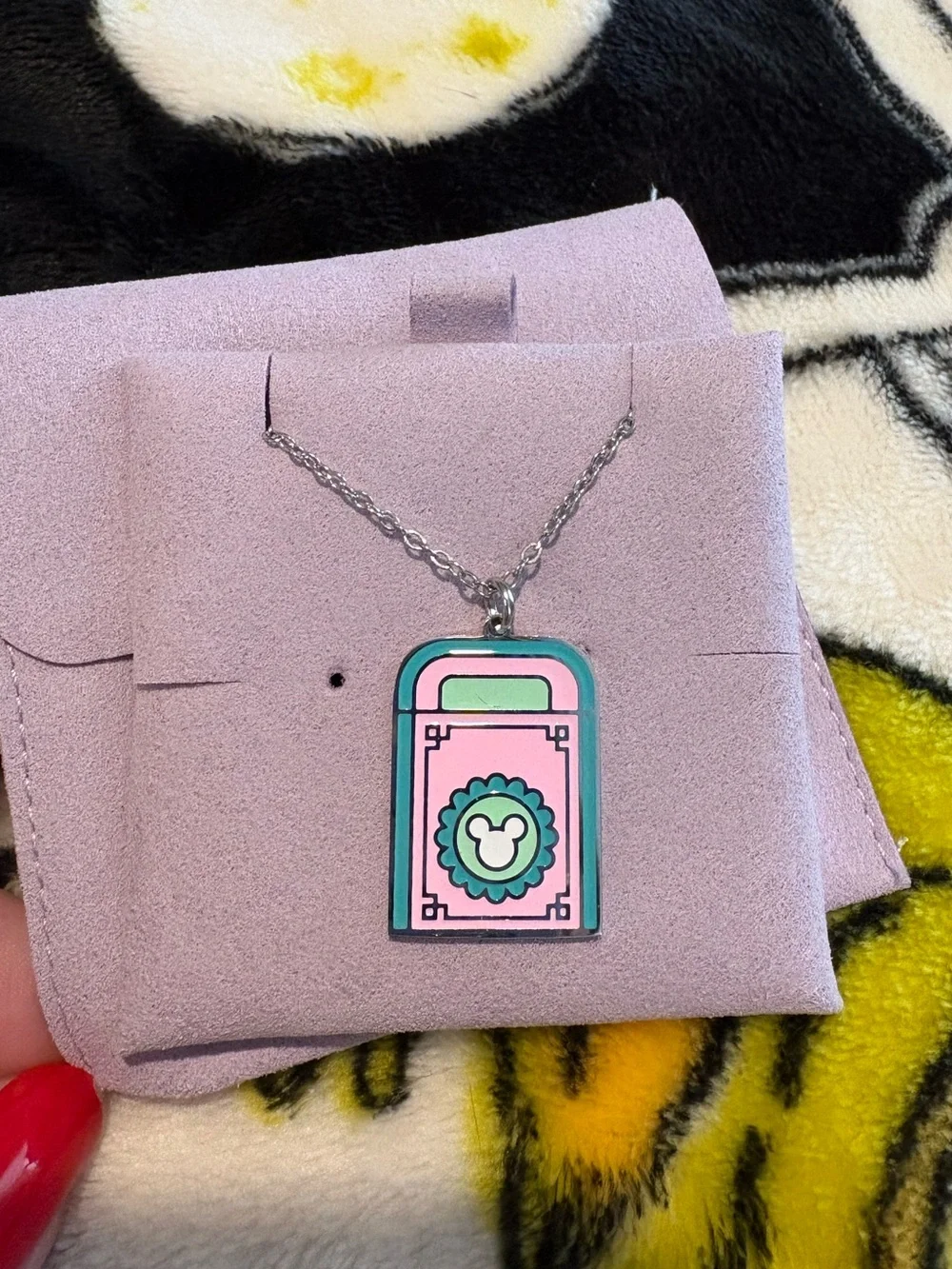 Walt Disney World Trash Can Necklace